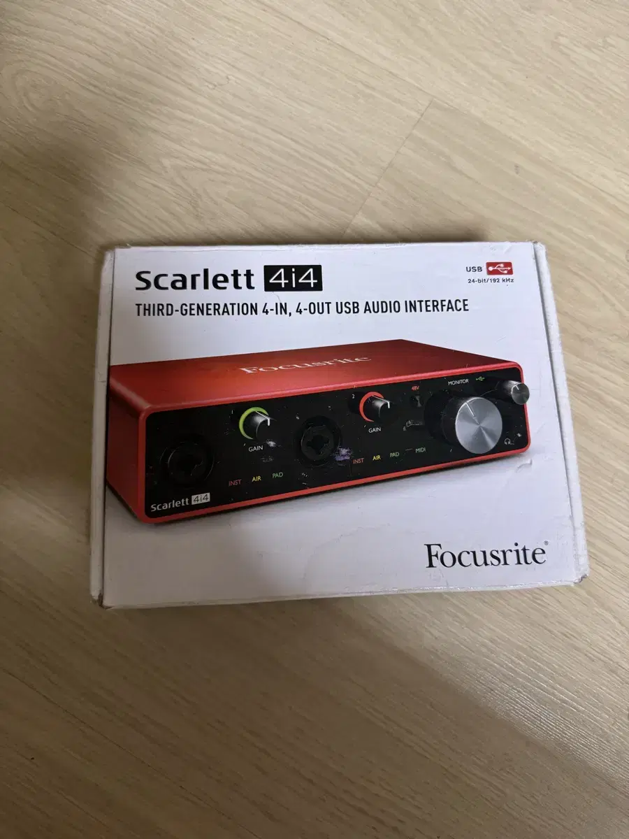 Scarlett 4i4 스칼렛 오디오인터페이스